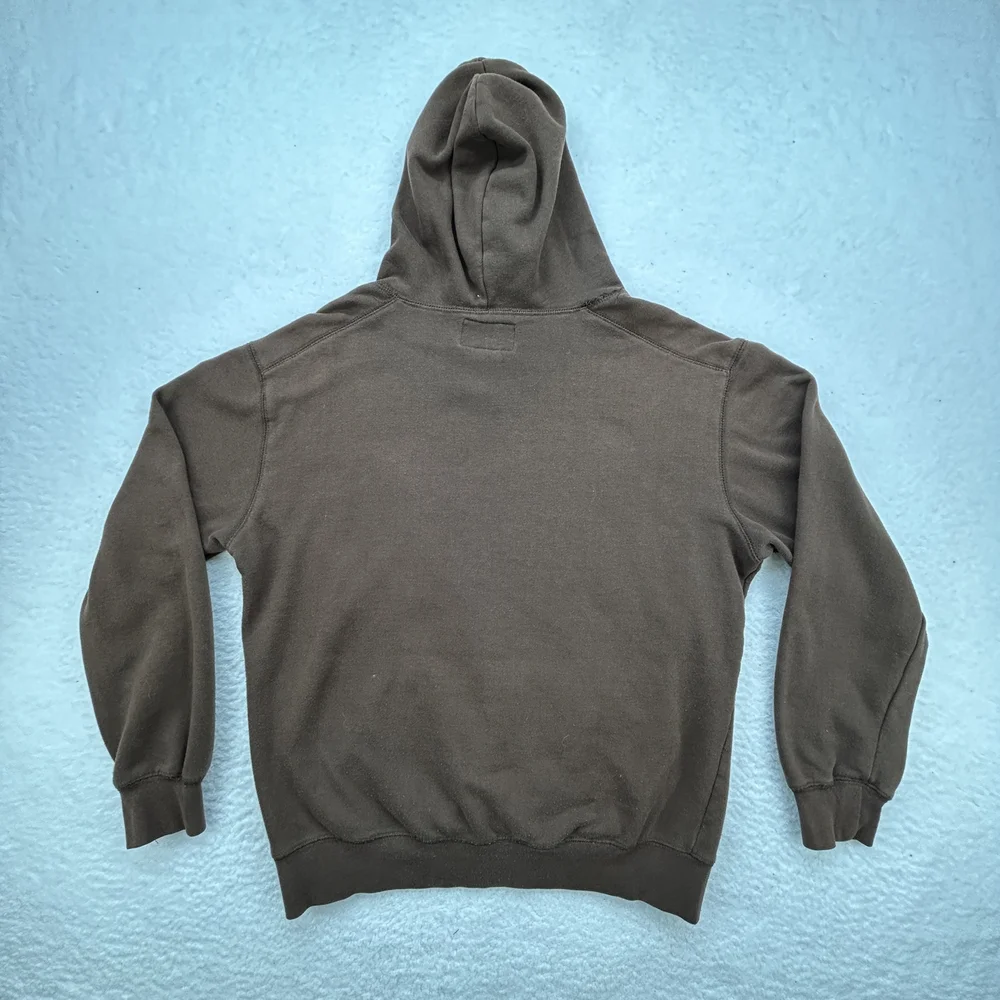 Browning Hoodie Mens Medium Brown Buckmark Logo Pullover Hunting Outdoors